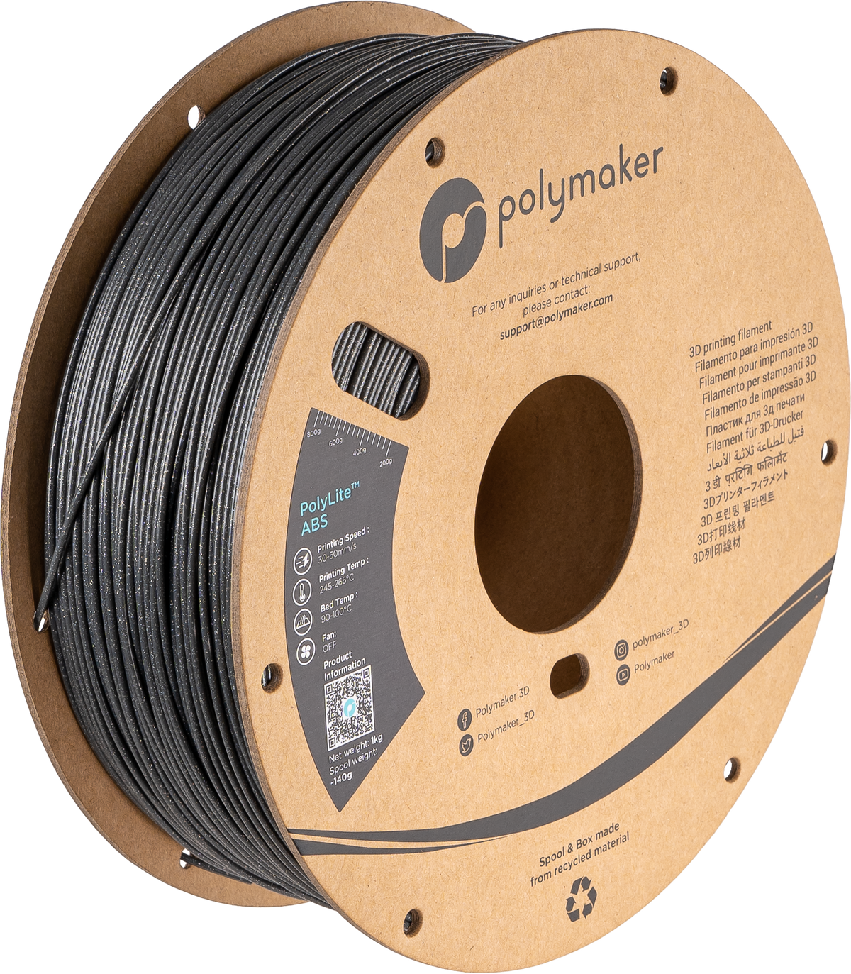 Polymaker PolyLite Galaxy ABS